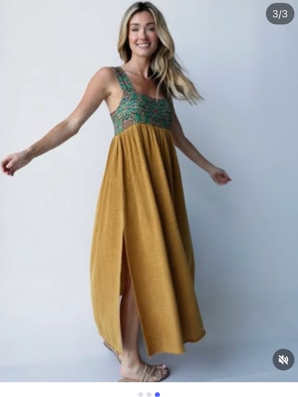 Natural Life Tricia midi dress women’s size small